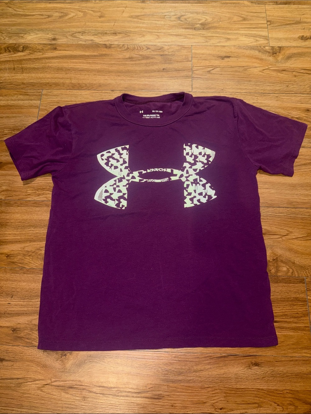 Under Armour Purple Short-Sleeve Logo Tee